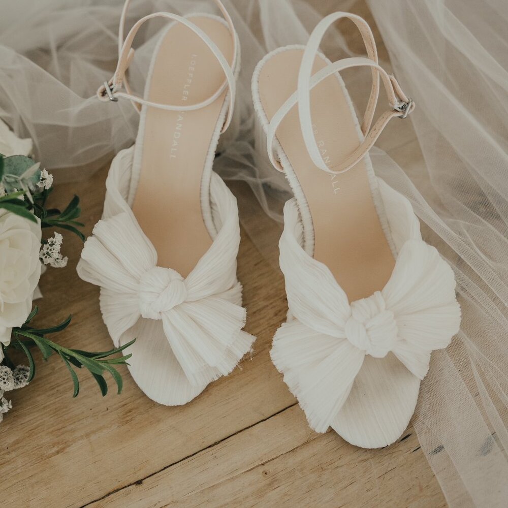 Loeffler Randall Camellia Pleated Bow Heel